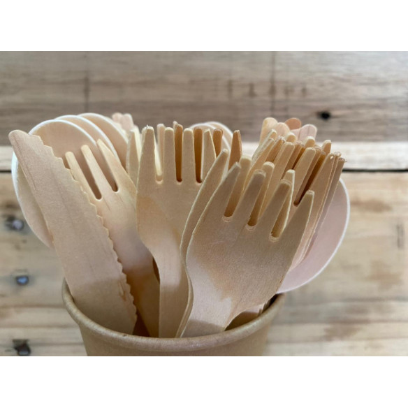 Cuchillo Biodegradable| Frutaplas | Cubiertos Biodegradables