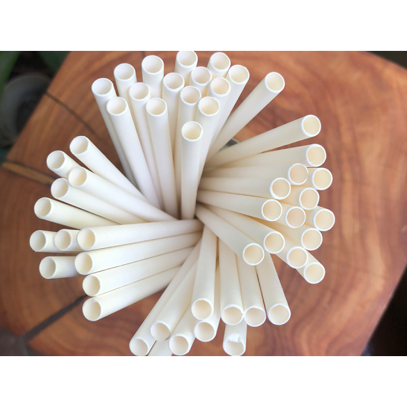 Bombilla Papel Blanca | Frutaplas | Bombillas de Papel