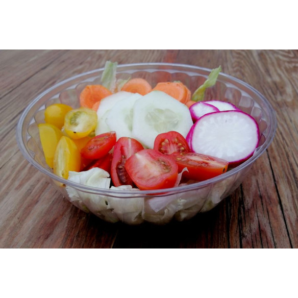Contenedor para Ensalada con tapa 32oz  (1x100u)