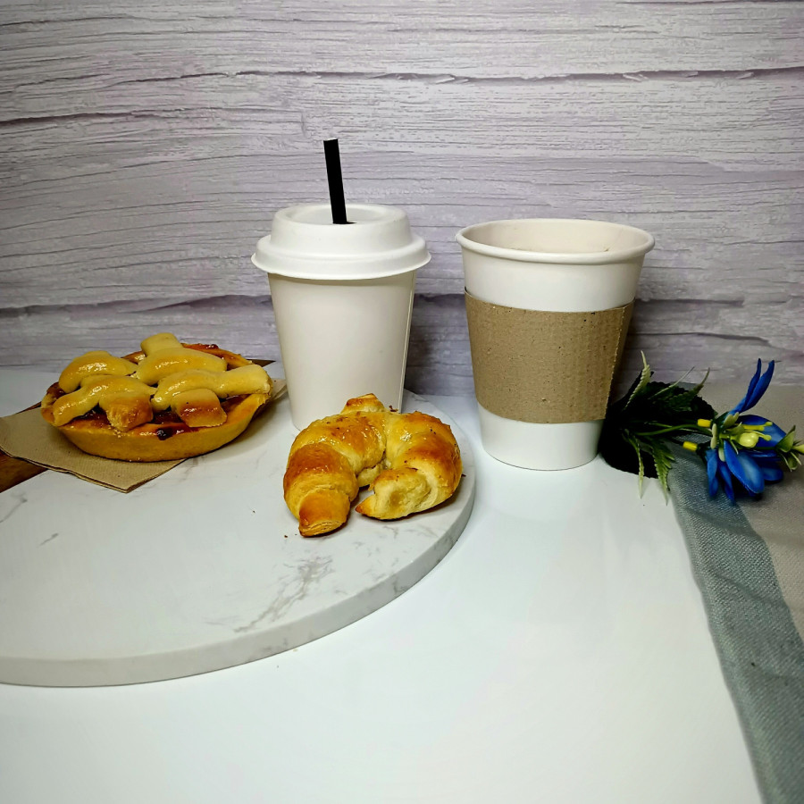 Vaso Polipapel Blanco 16 Oz | Frutaplas | Vasos Desechables
