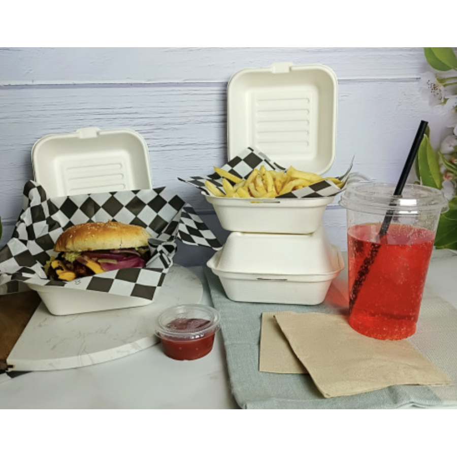 Porta Sandwich compostable 15x15 | Frutaplas | Envases Pl sticos