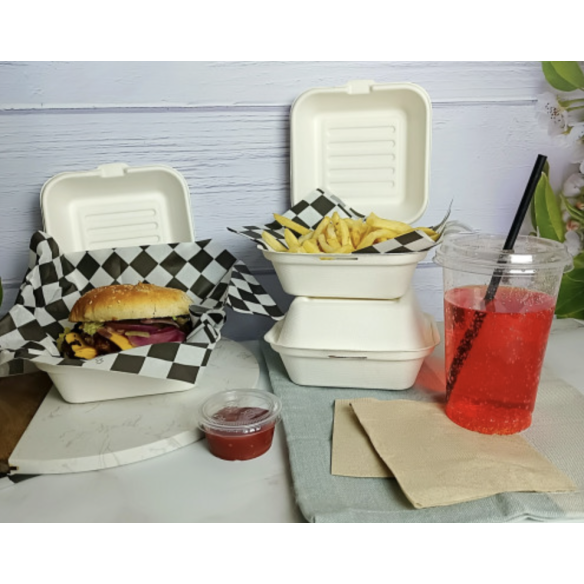 Porta Sandwich compostable 15x15 | Frutaplas | Envases Pl sticos