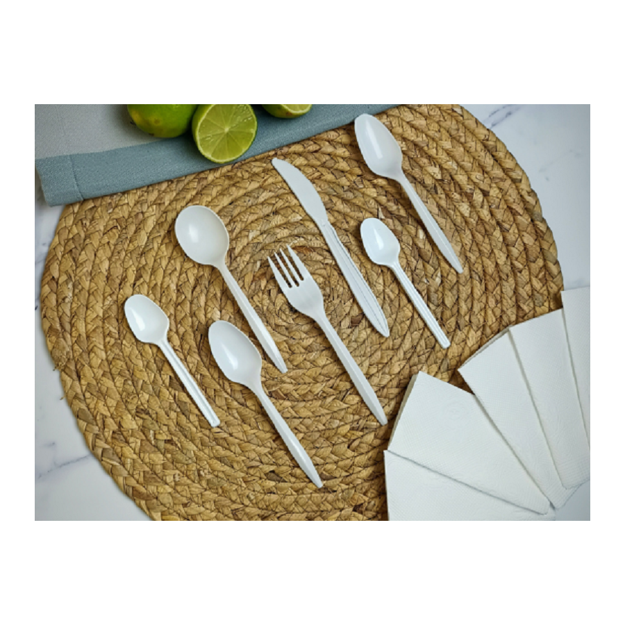 Tenedor Blanco | Frutaplas | Cubiertos De Plastico