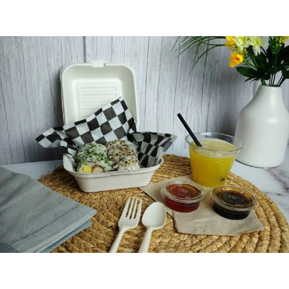 Porta Sandwich compostable 15x15 | Frutaplas | Envases Pl sticos