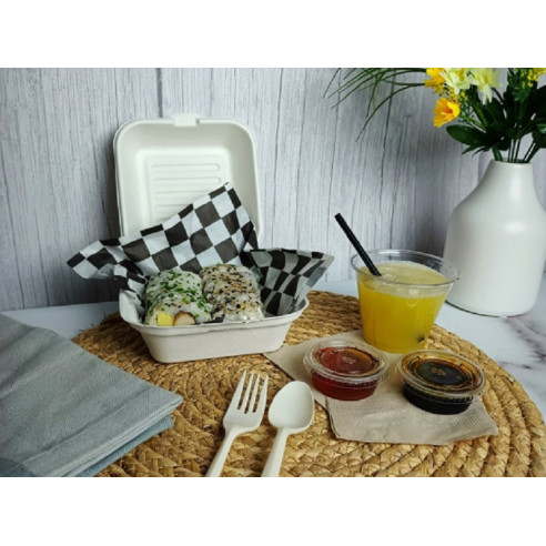 Porta Sandwich Compostable. | Frutaplas | Envases Biodegradables