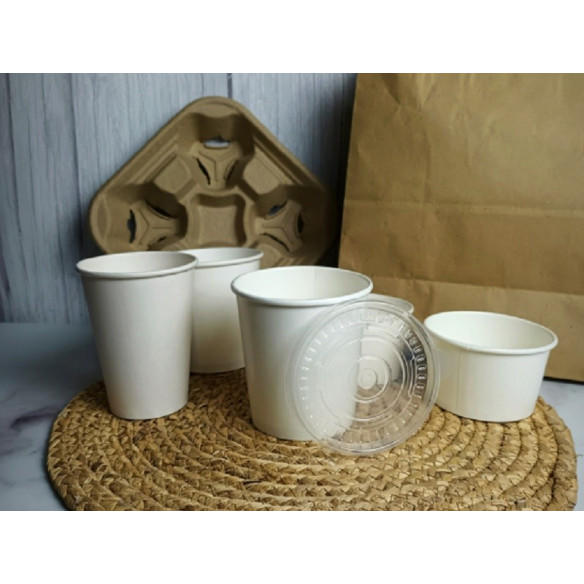 Vaso Polipapel 8 Oz | Frutaplas | Vasos y Copas desechables