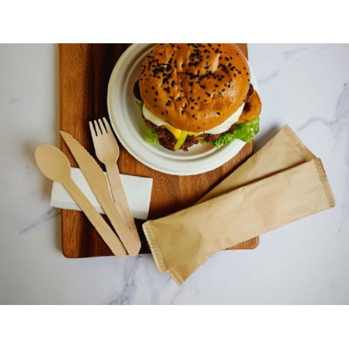 Set Cubierto Madera | Frutaplas | Cubiertos De Madera