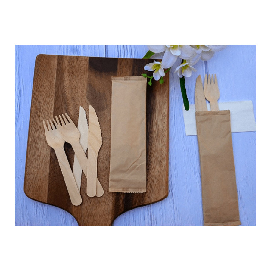 Set Cubierto Madera | Frutaplas | Cubiertos De Madera