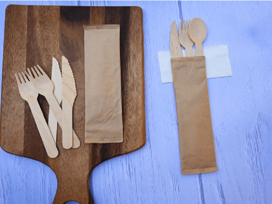 Set Cubierto Madera | Frutaplas | Cubiertos De Madera