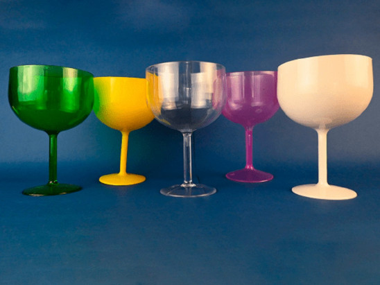 Copon Mediano 450cc Traslucido | Frutaplas | Reutilizables