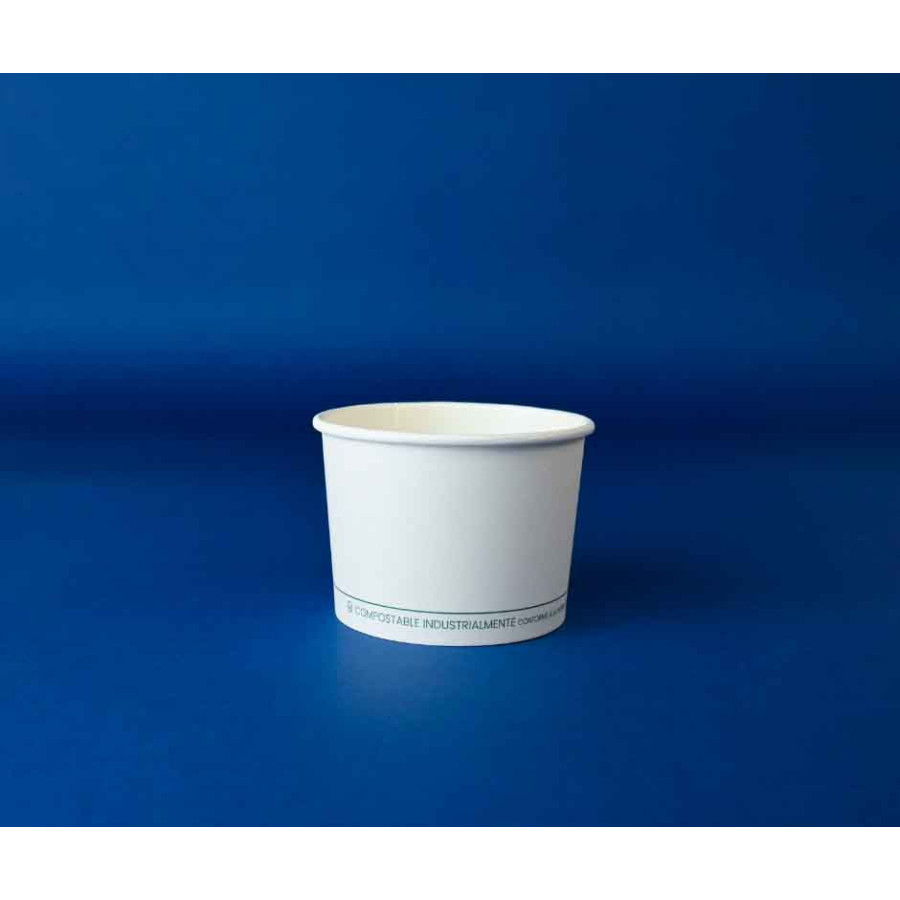 Pote Papel 8 oz | Frutaplas| Potes Compostables