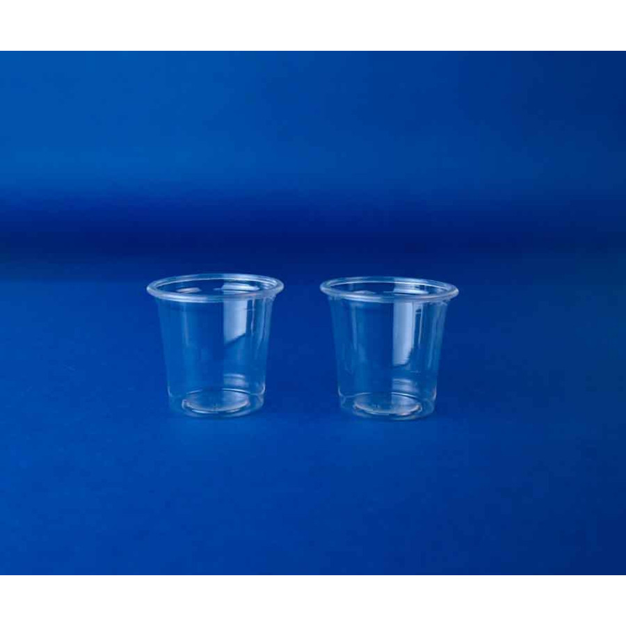 Pocillo Degustacion Compostable 30 cc con tapa| Frutaplas | Potes compostables