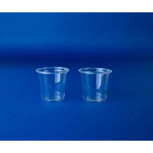 Pocillo Degustacion Compostable 30 cc con tapa| Frutaplas | Potes compostables