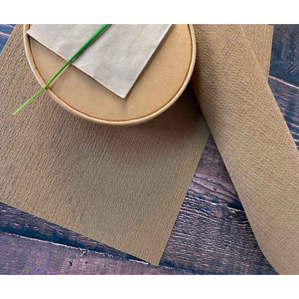 Individual Plástico Reutilizable Kraft (1x12u)