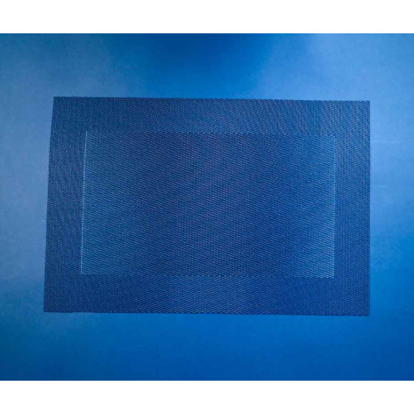 Individual Plástico  Reutilizable Azul Variedades diseño (1x12u)