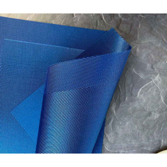 Individual Plástico  Reutilizable Azul Variedades diseño (1x12u)