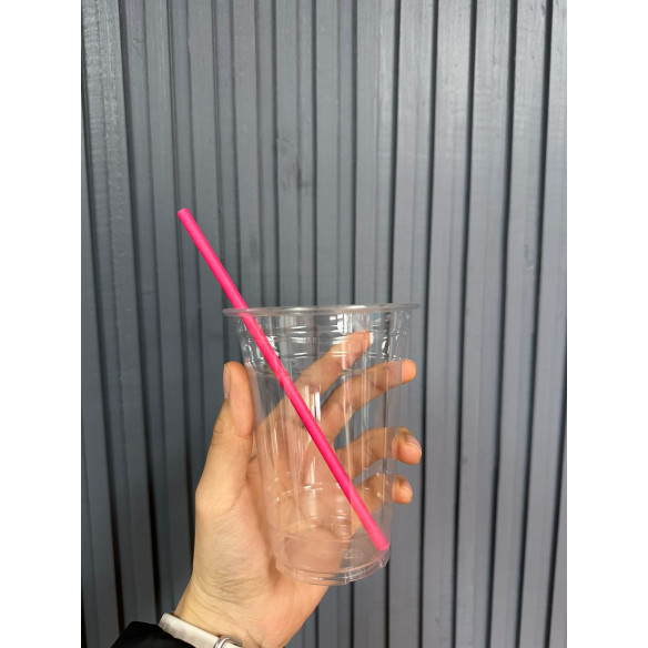 Bombilla Papel Envuelta Blanca con Rojo | Frutaplas | Bombillas de Papel envuelta