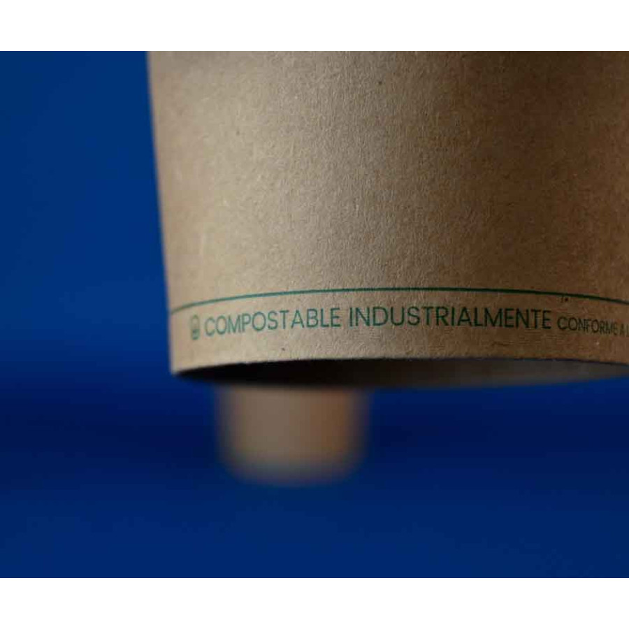 Pote Papel 4,5 compostable Kraft | Frutaplas | Potes compostables