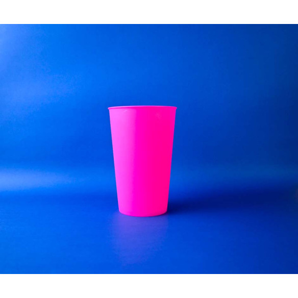 Vaso Reutilizable 500cc Negro | Frutaplas | Reutilizables