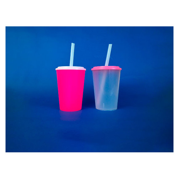 Vaso Reutilizable 500cc Empavonado | Frutaplas | Reutilizables