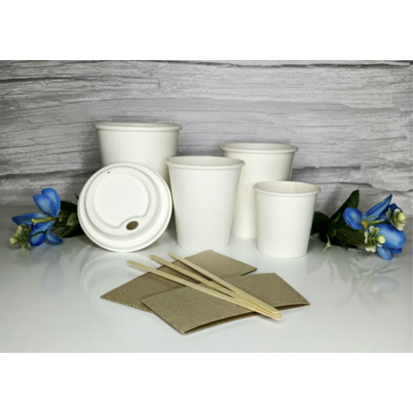 Tapa Vaso Polipapel 8 oz BCN | Frutaplas