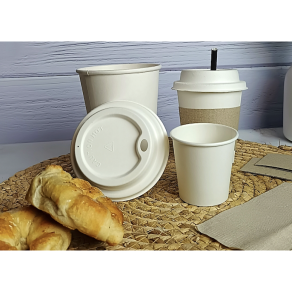 Tapa Vaso Polipapel 8 oz BCN | Frutaplas