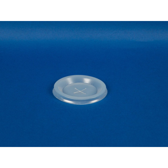 Tapa Vaso Trasl£cida c/cruz 200-350 cc. | Frutaplas