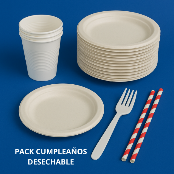 Pack Cumpleaños Desechable