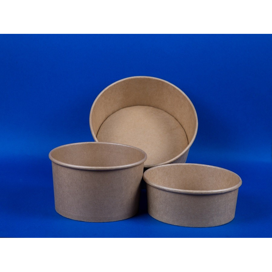 Pote Kraft 750 | Frutaplas | Potes y Pocillos desechables