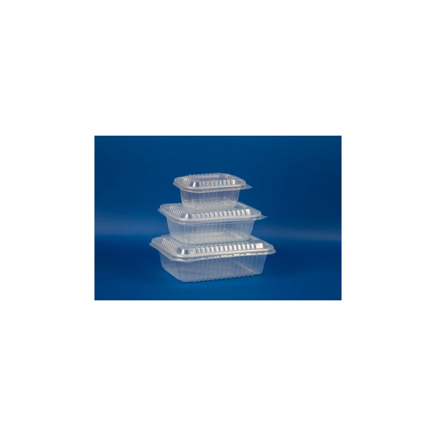 Contenedor Transparente 800 cc con Tapa | Frutaplas | Envases Pl sticos