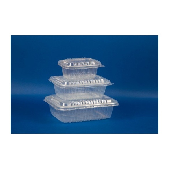 Contenedor Transparente 800 cc con Tapa | Frutaplas | Envases Pl sticos