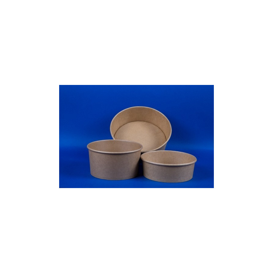 Pote Kraft 750 | Frutaplas | Potes y Pocillos desechables