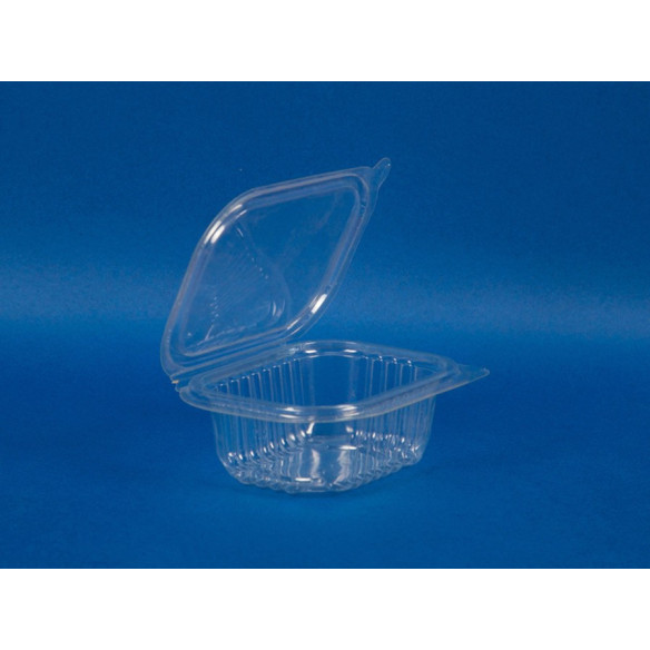 Contenedor con Bisagra 107x81x42 mm. | Frutaplas | Envases Plÿsticos