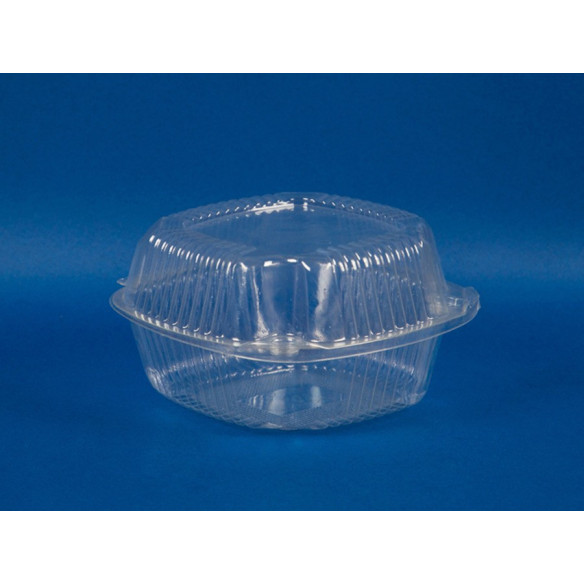 Contenedor Sandwish 130x130x75 mm. | Frutaplas | Envases Pl sticos